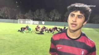 Stanford freshman Amir Bashti of Cupertino talks about 0-0 tie Friday night against No.17 Washington