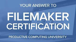 FileMaker Certification Preparation Courses and Training