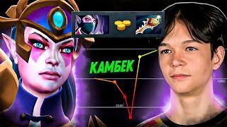 ЛЮТЕЙШИЙ КАМБЕК ОТ САТАНИКА! КЕРРИ ТЕМПЛАРКА! || Нарезка стрима Сатаника / Templar Assassin / 7.37d