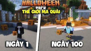 KuroMC Tóm Tắt 100 Ngày Minecraft Sinh Tồn Halloween Thế Giới Ma Quái !!