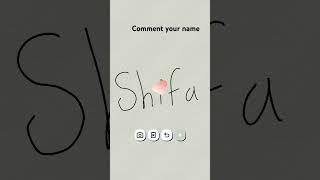Comment your name#Samrah#Creative#ideas#art#