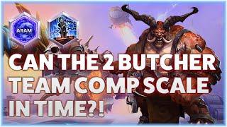 Butcher Lamb - CAN THE 2 BUTCHER TEAM COMP SCALE IN TIME?! - ARAM
