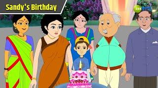 Sandy's Birthday | Magic Bhootu | Super Power Kids Show | Bangla Cartoon | Magic Cartoon | Zee Kids