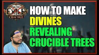 [POE 3.21] Crucible! The Most Copium Mechanic! Making Divines By Revealing Crucible Trees