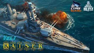 WOWS BLITZ ФЛОТ СТРАХ: Kaiser IV