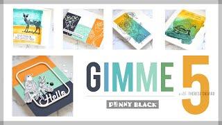 5 Easy Ways to Use Colour Blocking in Cards - Gimme 5 Penny Black!