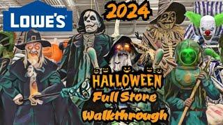 LOWES Halloween Decor NEW 2024 Store Walkthrough (Best Animatronics Yet?)