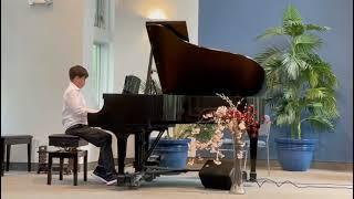 Summer piano recital 2024. Alexander Geyfman perfoming Etude-Fantasie by M. Muhtorov.