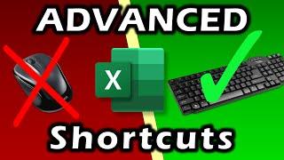 ADVANCED Excel Keyboard Shortcuts to boost your productivity