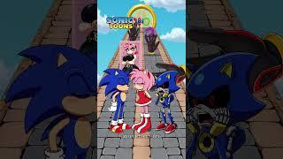 Sonic vs Metal Sonic! New Kiss or Slap Run Epic Funny Challenge! #sonic #sonicthehedgehog