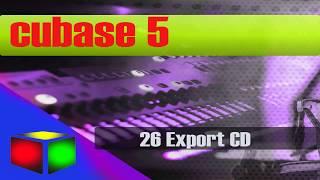 26 Cubase 5 video tutorial  ( Export CD )