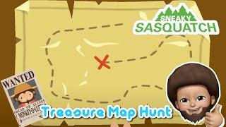 Sneaky Sasquatch - Story #1 Treasure Map Hunting | All Map Pieces | Treasure Map Hunting