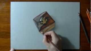 Speed Drawing Realistic Wood Texture