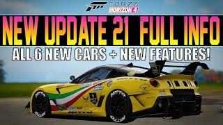 Forza Horizon 4 - NEW Update 21 FULL INFO! - 6 New Cars + BIG Feature