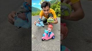 2 Ta pink remote control scooty unboxing