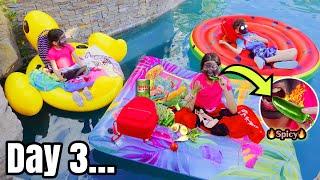 LAST TO FALL OFF THE FLOATY WINS A MYSTERY PRIZE $$$ | Familia Diamond