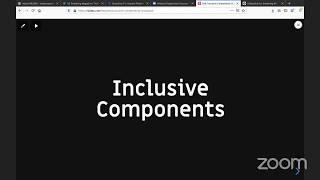 "Building Inclusive Components" with Heydon Pickering