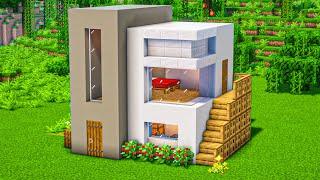 Easy Modern Starter House Tutorial - Minecraft