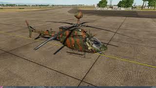 DCS: OH-58D Kiowa Warrior | Rockets | Guns | Startup | Hover | Flight | cr3puscul