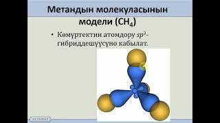 11 класс  2 5  Атомдук орбиталдардын гибридешуусу
