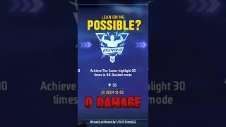 THE SAVIOR |lean on me |impossible achievement 0 KILL 0 DAMAGE with booyah ️