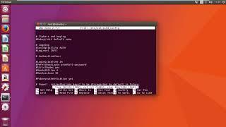 Installation et configuration d'un serveur SSH sous Linux Ubuntu 17.04