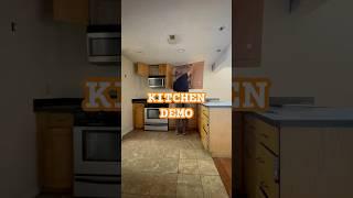 Kitchen demolition 