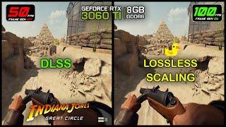 Indiana Jones and the Great Circle | RTX 3060 TI | 1080P ULTRA | Lossless Scaling Frame Generation