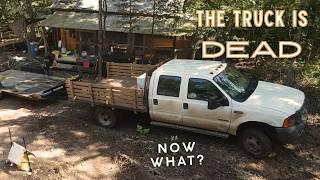 EP 38__OFF GRID WITHOUT A TRUCK: cant haul water, or get supplies to finish our solar... fix it fast