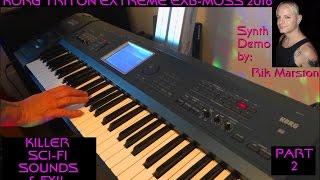 KORG TRITON EXTREME EXB-MOSS Z1 KILLER SCI-FI SOUNDS & FX Part 2 Rik Marston