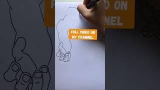 Hulk! (1/3) How to draw the Incredible Hulk from Avengers /// Pak Kacang #shorts