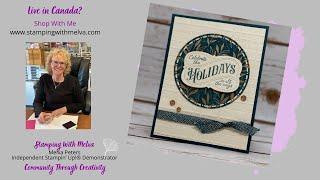 Live with Stamping with Melva - Christmas Labels