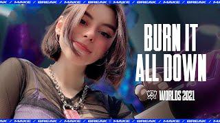 ДОРА feat. PVRIS - Burn It All Down  | ЧМ-2021 – League of Legends (AI COVER)