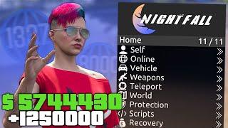 ПРИВАТНЫЙ ЧИТ для ГТА 5 ОНЛАЙН! НАКРУТКА ДЕНЕГ и ЗАЩИТА ОТ ЧИТЕРОВ! Nightfall Menu (GTA 5 ONLINE)