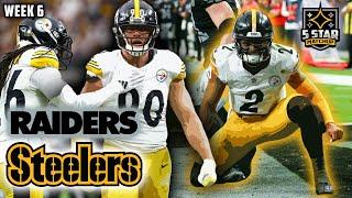 The Steelers Dominate! Steelers vs Raiders Week 6 Highlights | 5 Star Matchup