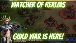 Watcher of Realms - First Guild War Battle - Let's go!!!