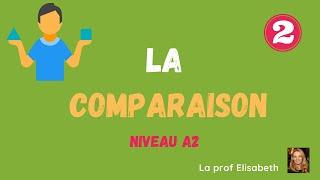 La comparaison en français - Niveau A2  de FLE