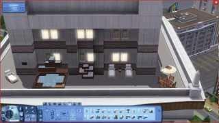 Sims 3 Penthouse Apartment - Building a House [HD]