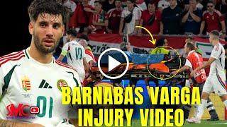 Barnabas Varga Injury Video Footage: Hungary vs Scotland Hospital Update in Stable Condition