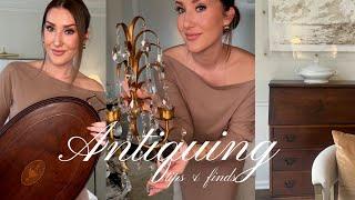 Lets Talk Antiques  My Latest Finds & Tips, Spring Tablescape, Home Updates, Unboxing & Shoes