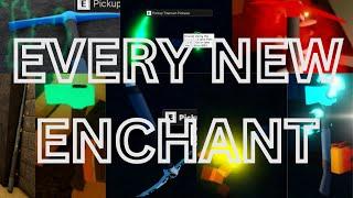 EVERY NEW ENCHANT IN REFINERY CAVES 2 | Refinery Caves 2