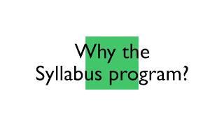 Why the RAIC Syllabus program?