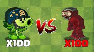 PVZ 2 Challenge - 100 Plants Max Level Vs 100 Zombie Bobsled Crew!  Who Better #44