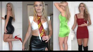 Bri Laurennn promo video minidress, skirts, heels 3