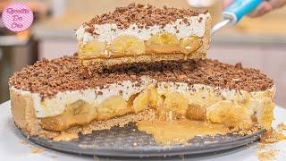 TORTA BANOFFEE | BANANA COM DOCE DE LEITE | FÁCIL E RÁPIDA | RECEITAS DA CRIS