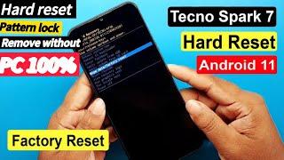 How to HARD RESET Tecno SPARK 7 (Android 11)