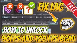 120 & 90 fps Best gfx tool for bgmi pubg new update 3.4 | How to enable 90fps in bgmi pubg