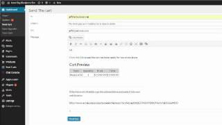 WP-eCommerce Plugin - Send a Shopping Cart to a Customer Demo