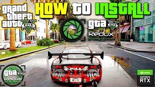 How To Install Redux In GTA 5 || How To Install Realistic Graphics Mod In GTA 5 || GTA 5 Redux Mod