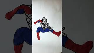 How to draw a Spider-Man ️️